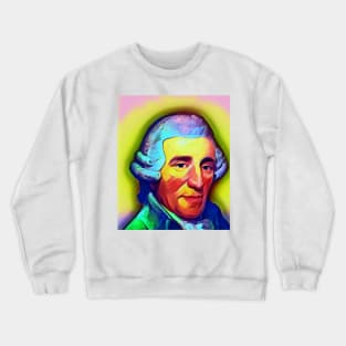 Joseph Haydn Colourful Portrait | Joseph Haydn Artwork 7 Crewneck Sweatshirt